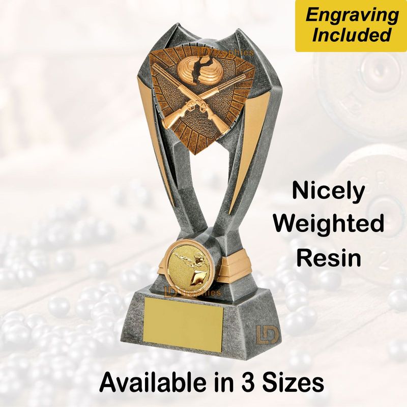 Clay Pigeon Trophies - Engraving Included