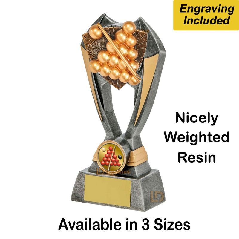 Snooker Trophies (Resin) Engraving Included