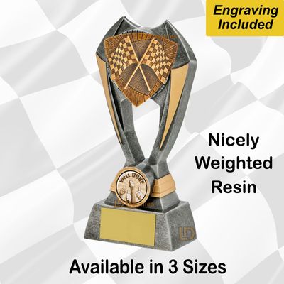 Motorsport Trophy (Resin) Engraving Included