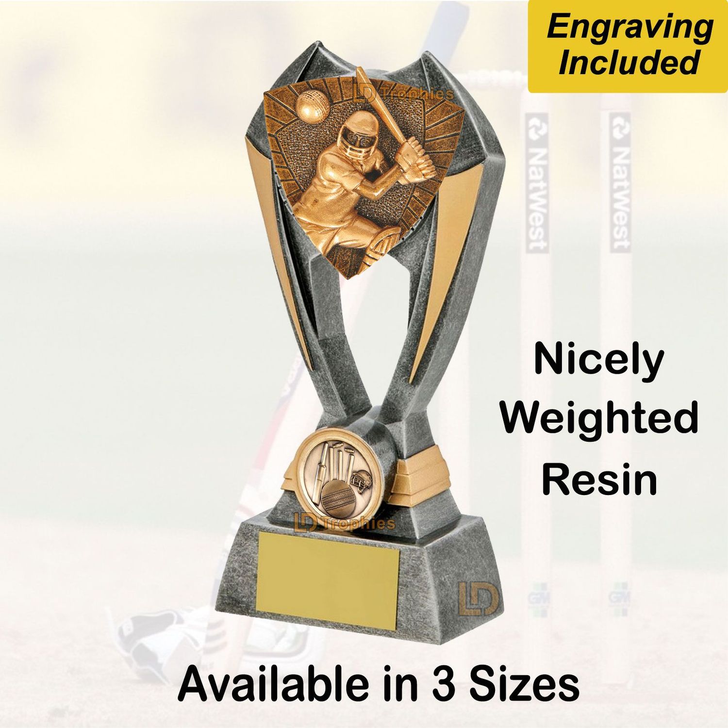 Cricket Trophies (Batsman) Engraving Included