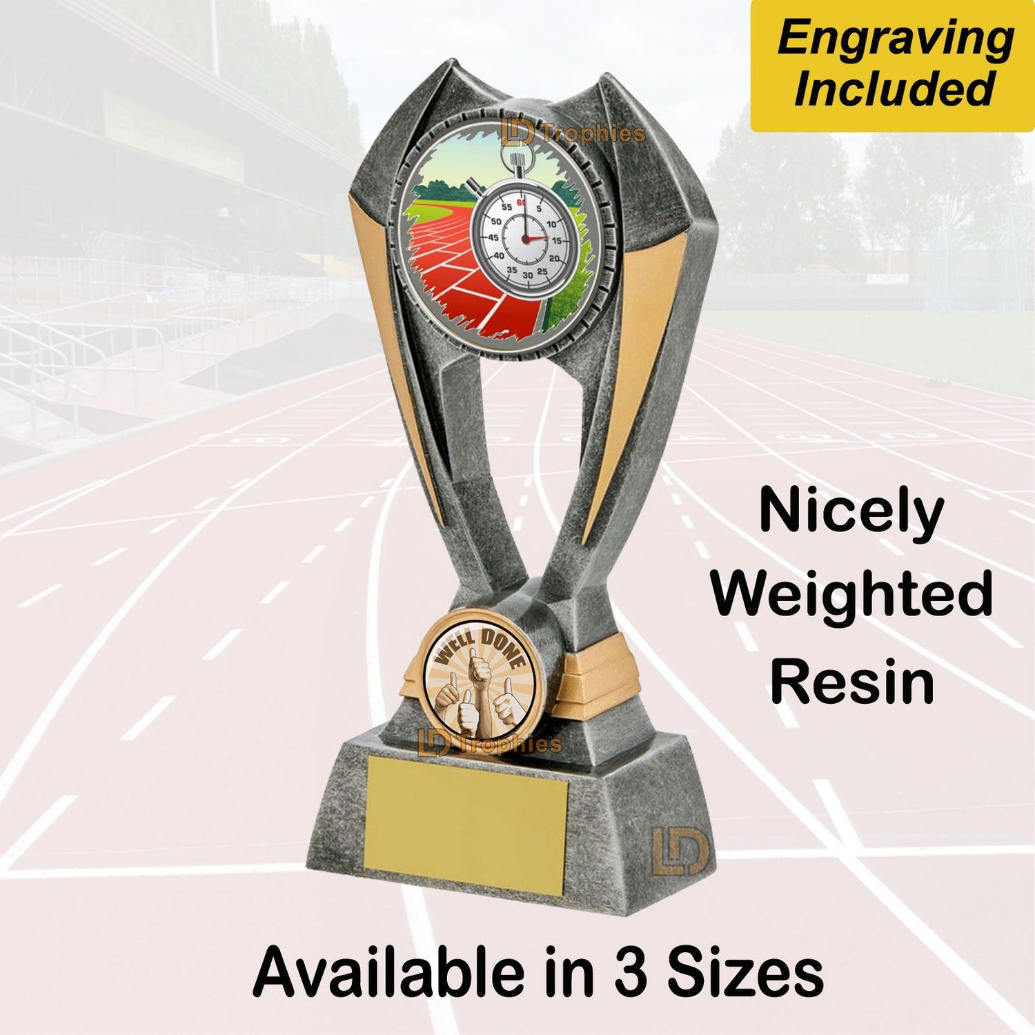 Athletics / Running Trophies with Engraving