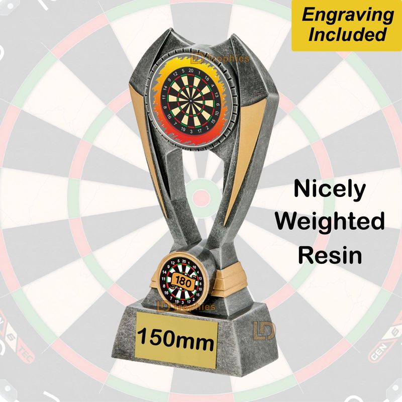 180 Darts Trophies - Engraving Included