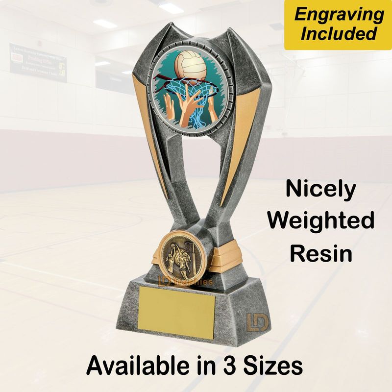 Netball Trophies (Resin) Engraving Included