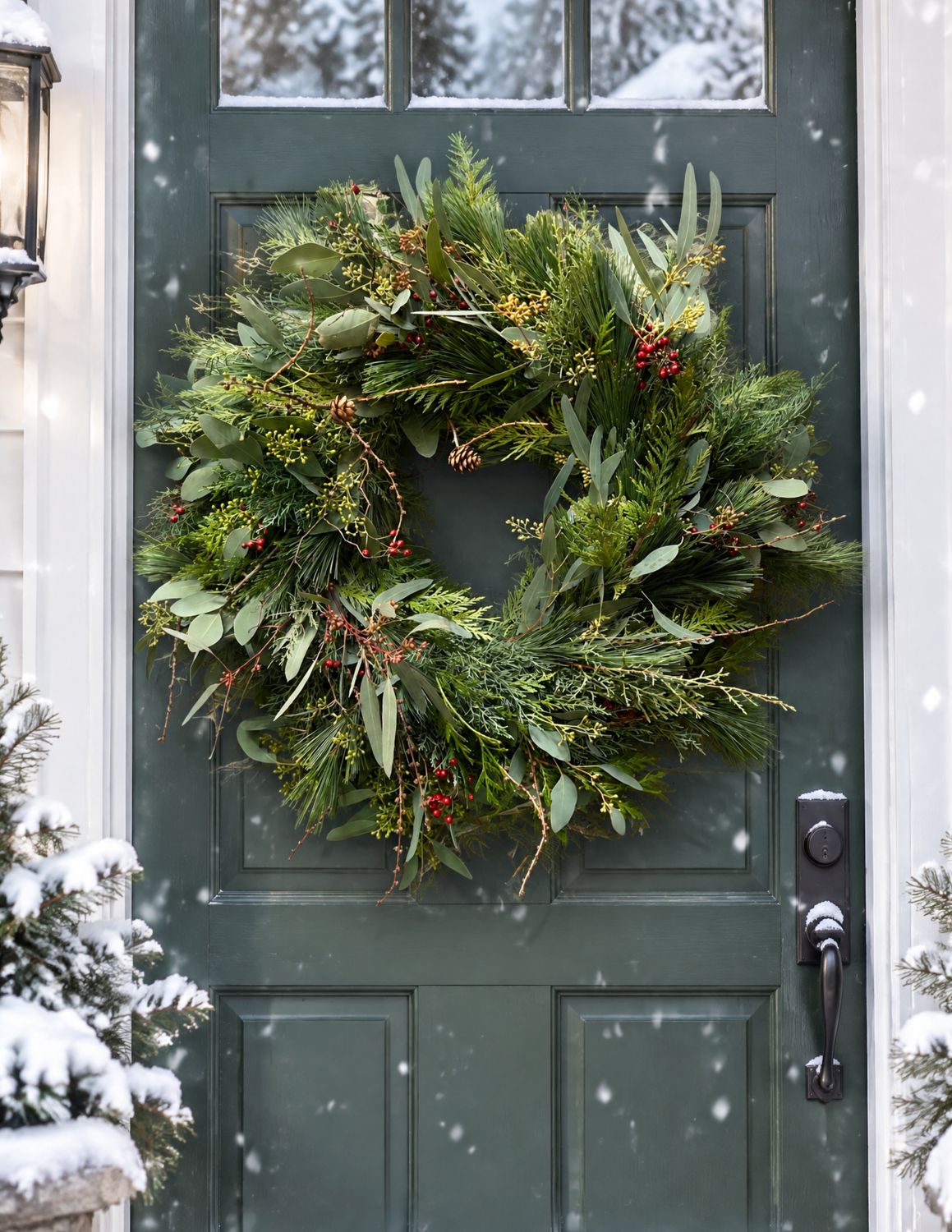 RUSTIC HOLIDAY WREATH
