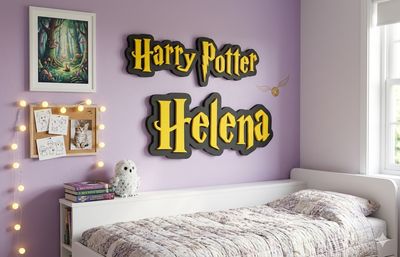 Personalizovani 3D natpis sa imenom – Harry Potter stil Personalizovani 3D natpis sa imenom – Harry Potter stil