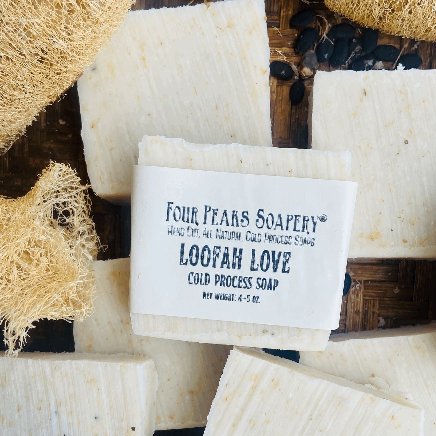 Loofah Cold Process Tallow Soap