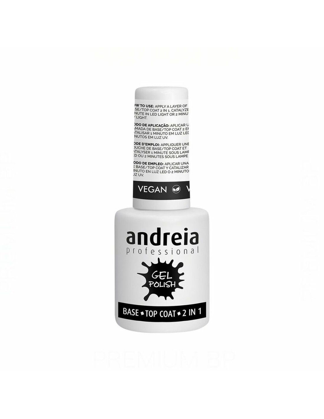 Andreia Professional Gel Polish Base-Top Coat 2 in 1: Inteligencia y Rendimiento en un Solo Frasco