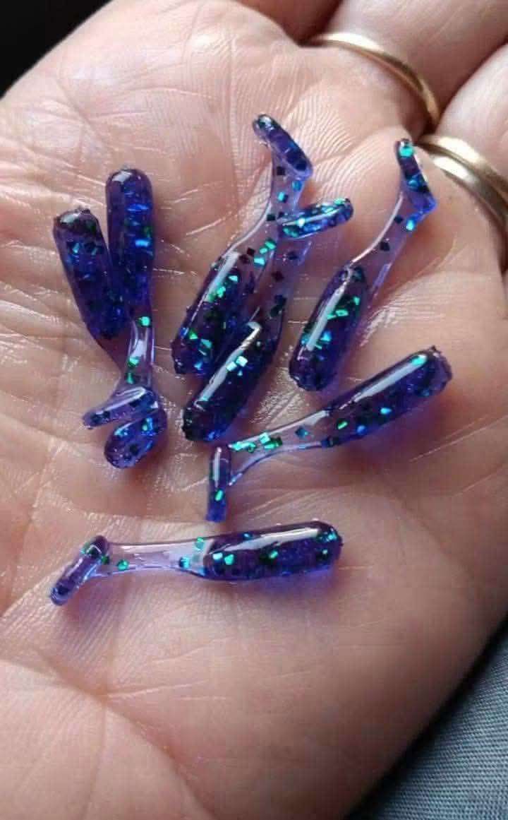 1" Ice shad 10 per pack