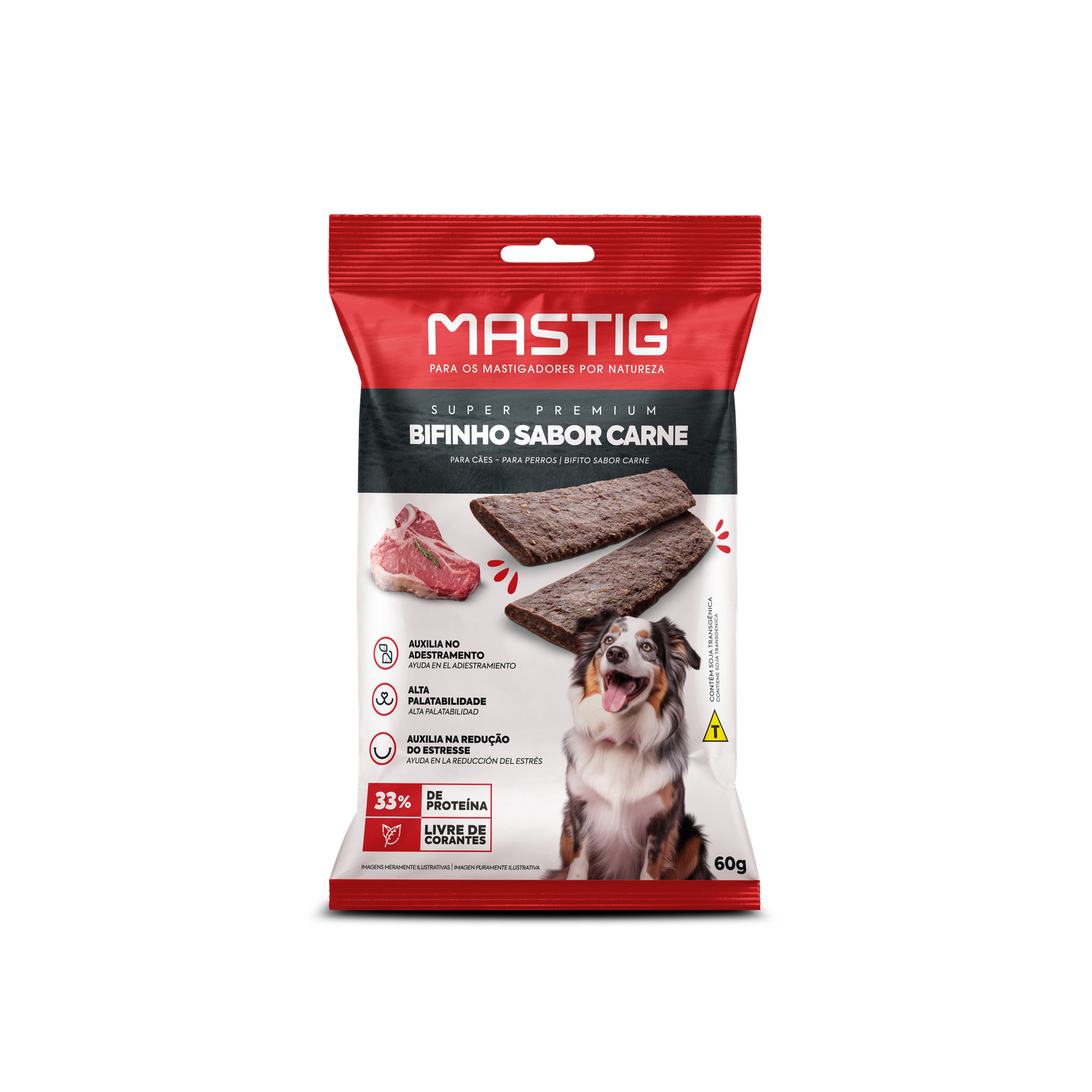 BIFINHO CÃES CARNE 60g