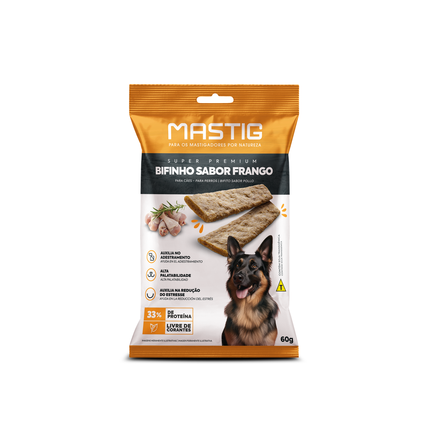 BIFINHO CÃES FRANGO 60g