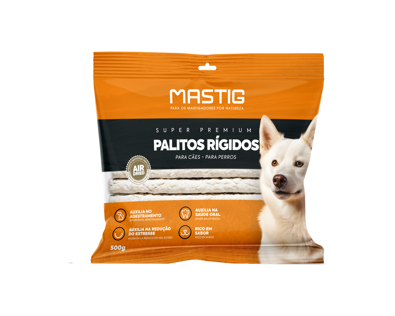 PALITO NATURAL 8mmx5" 500g