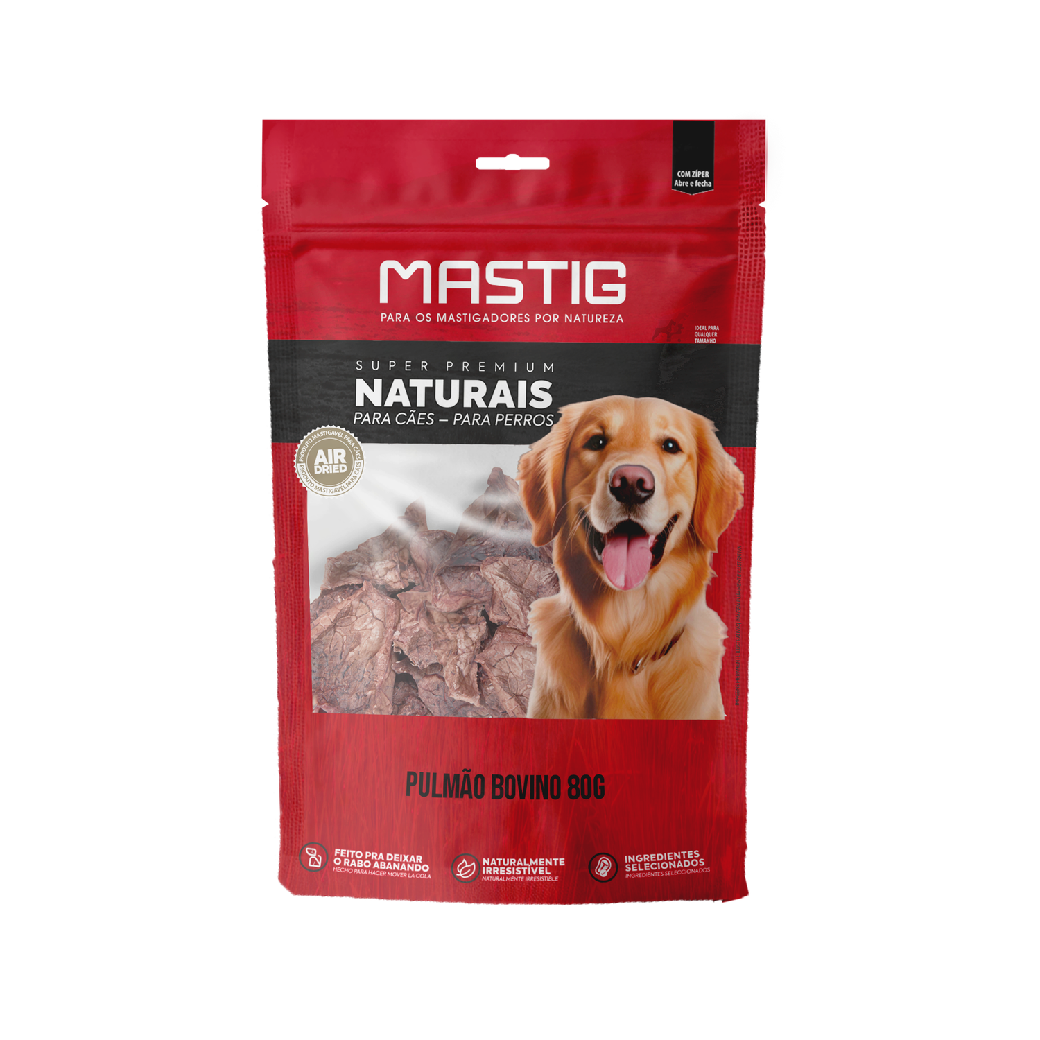 PULMÃO BOVINO 80g