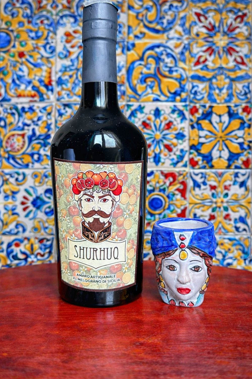 SHURHUQ AL MELOGRANO 50 CL + BICCHIERINO DONNA