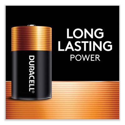 Duracell® CopperTop Alkaline D Batteries, Clamshell Pack, 8/Pack