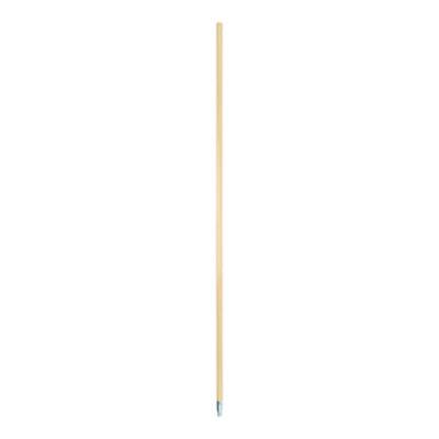 Boardwalk® Metal Tip Threaded Hardwood Broom Handle, 0.94