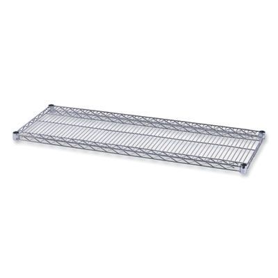 Alera® Industrial Wire Shelving Extra Wire Shelves, 48w x 18d, Silver, 2 Shelves/Carton
