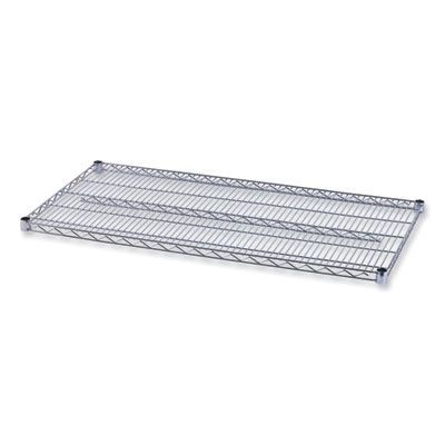 Alera® Industrial Wire Shelving Extra Wire Shelves, 48w x 24d, Silver, 2 Shelves/Carton