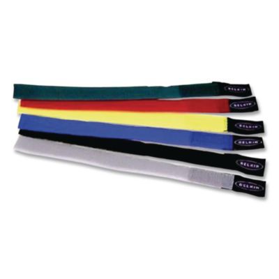 Belkin® Multicolored Cable Ties, 6/Pack