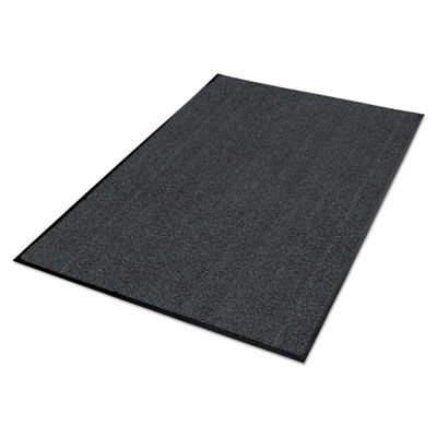 Guardian Platinum Series Walk-Off Indoor Wiper Mat, Rectangular, Gray Carpeted Surface, 48