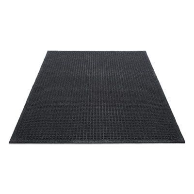 Guardian EcoGuard Indoor/Outdoor Wiper Mat, Rectangular, Charcoal Gray Carpeted Surface, 36