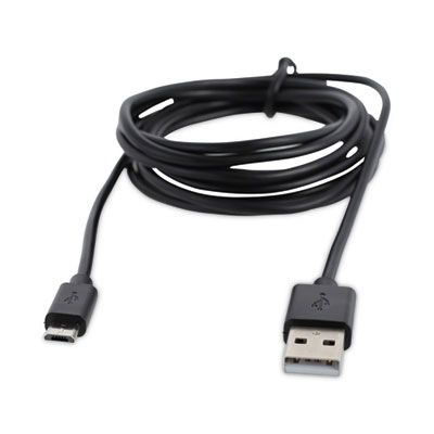 nnovera® USB to Micro USB Cable, 6 ft, Black