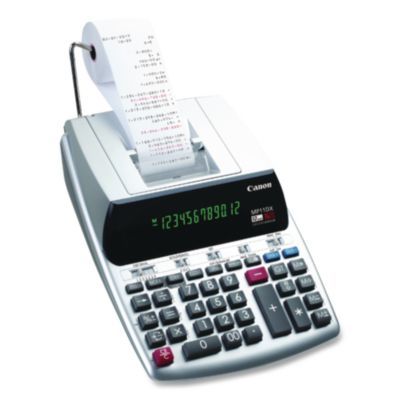 Canon® MP11DX-2 Printing Calculator, Black/Red Print, 3.7 Lines/Sec