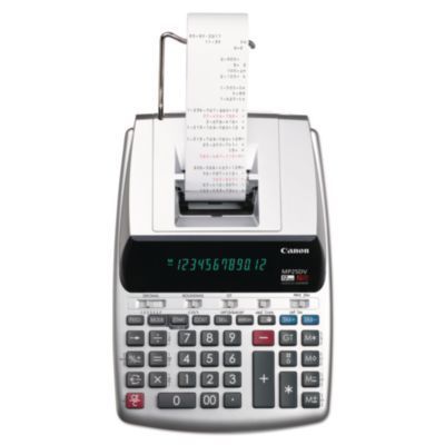 Canon® MP25DV 12-Digit Ribbon Printing Calculator, Black/Red Print, 4.3 Lines/Sec
