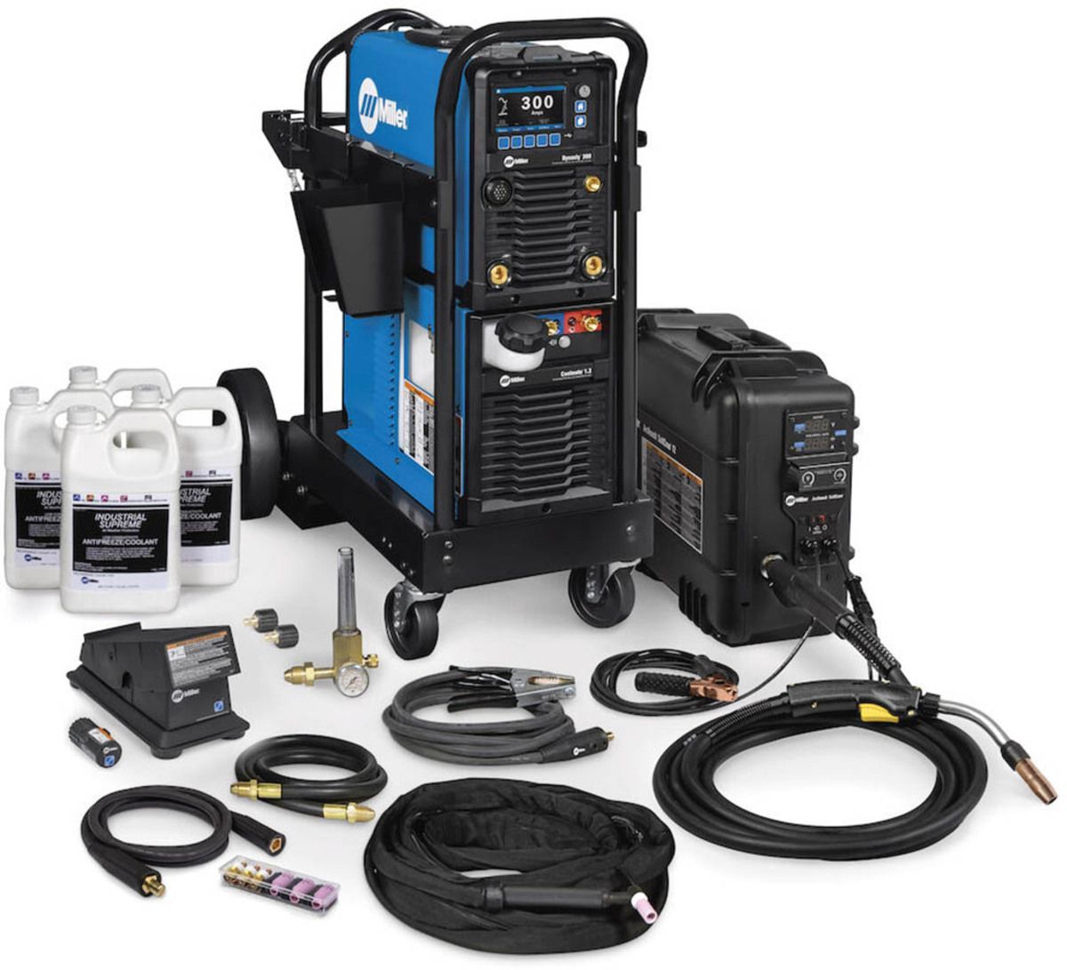 Miller® Dynasty® 300 TIG Welder With 208 - 600 Input Voltage, Wireless Foot Control And Accessory Package