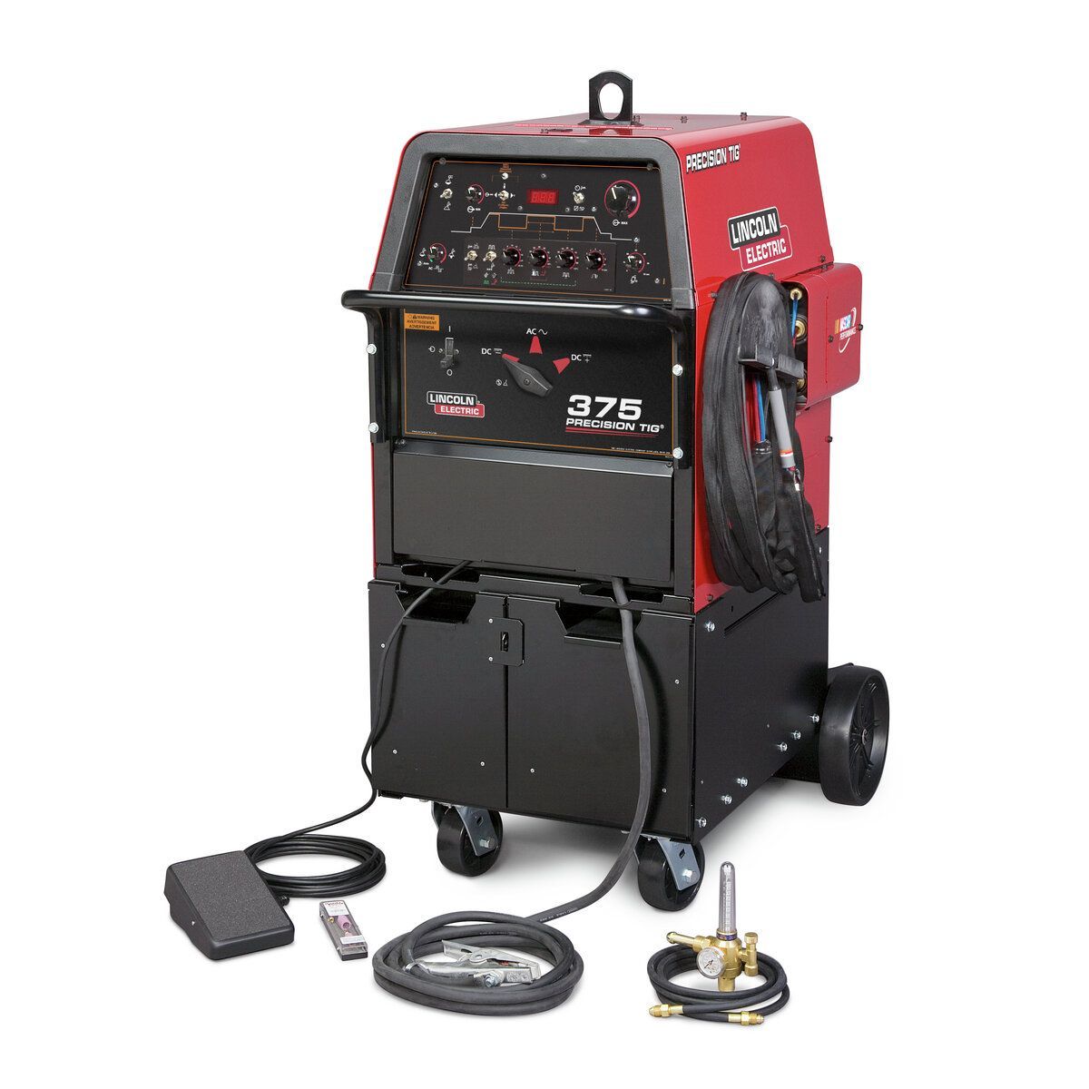 Lincoln Electric® Precision TIG® 375 TIG Welder With 208 - 230- 460 Input Voltage, 420 Amp Max Output, AC Auto-Balance®/Micro-Start™ II Technology