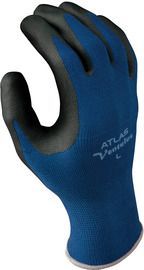 SHOWA™ Size 8 13 Gauge Nitrile Palm Coated Work Gloves With Nylon Liner And Knit Wrist