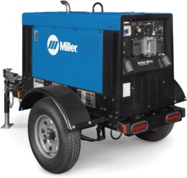Miller® Big Blue® 400 Engine Driven Welder With 20.2 hp Kubota Diesel Engine, ArcReach And Trailer Package