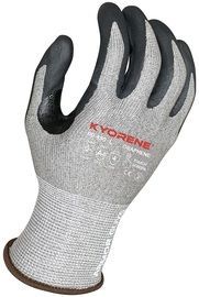 Armor Guys 2X 13 Gauge Black And Gray Nitrile Palm Coated Work Gloves With Gray Kyorene® Liner And Knit Wrist