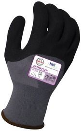 Armor Guys Medium ExtraFlex® 15 Gauge Black And Gray Nitrile 3/4 Coated Work Gloves With Gray Nylon Liner And Knit Wrist