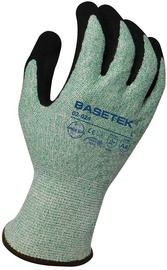 Armor Guys 2X Bastek 13 Gauge Black And Green Nitrile Palm Coated Work Gloves With Green HPPE Liner And Knit Wrist