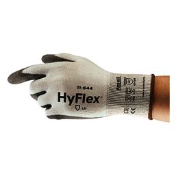Ansell Size 8 HyFlex® 11-644 Polyurethane Palm And Fingertip Coated Work Gloves With HPPE, Nylon And Spandex Liner And Knit Wrist