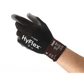 Ansell Size 6 HyFlex® 11-600 15 Gauge Polyurethane Palm Coated Work Gloves With Nylon Liner And Knit Wrist