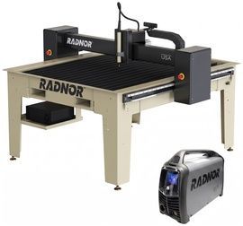RADNOR™ 4' X 4' Cutting Table With RADNOR™ 45A Plasma Cutter And FlashCut® CNC Software RADNOR™ 4' X 4' Cutting Table With RADNOR™ 45A Plasma Cutter And FlashCut® CNC Software