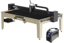 RADNOR™ 8' X 4' Cutting Table With RADNOR™ 45A Plasma Cutter And FlashCut® CNC Software