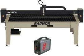 RADNOR™ 10' X 5' Cutting Table With Hypertherm® Powermax45 SYNC® Plasma Cutter And FlashCut® CNC Software