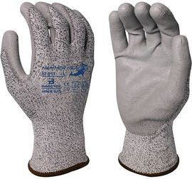 Armor Guys X-Large Basetek® 13 Gauge Gray And Black HDPE Cut Resistant Gloves With Polyurethane Coated Palm