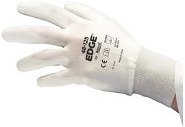 Ansell Size 7 EDGE® 48-125 15 Gauge Polyurethane Palm Coated Work Gloves With Polyester Liner And Knit Wrist
