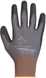 Superior Glove® Size 11 KnitActiv™ S15GPUTS Solvent Based Polyurethane Palm Coated Work Gloves With Nylon Liner, Knit Wrist And Straight Thumb Superior Glove® Size 11 KnitActiv™ S15GPUTS Solvent Based Polyurethane Palm Coated Work Gloves With Nylon Liner, Knit Wrist And Straight Thumb