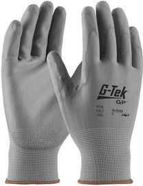 PIP Global Safety® Small G-Tek® 13 Gauge Gray Flat Polyurethane Palm And Finger Coated Work Gloves With Nylon Liner And Knit Wrist PIP Global Safety® Small G-Tek® 13 Gauge Gray Flat Polyurethane Palm And Finger Coated Work Gloves With Nylon Liner And Knit Wrist
