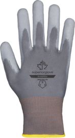 Superior Glove® Size 5 KnitActiv™ S13GPPU Solvent Based Polyurethane Palm Coated Work Gloves With Polyester Liner, Knit Wrist And Straight Thumb Superior Glove® Size 5 KnitActiv™ S13GPPU Solvent Based Polyurethane Palm Coated Work Gloves With Polyester Liner, Knit Wrist And Straight Thumb