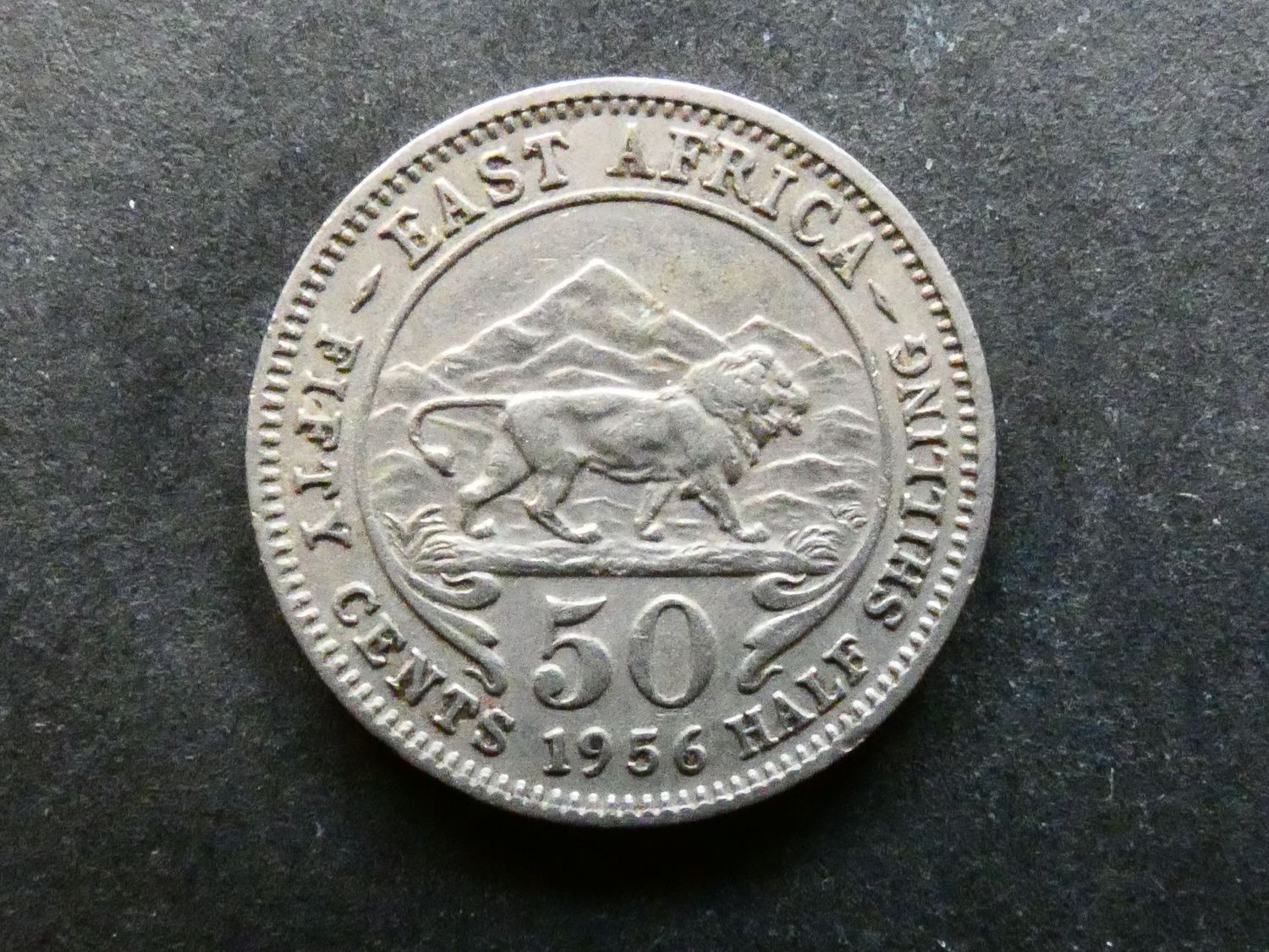 East Africa, 50 Cents, 1956KHN East Africa, 50 Cents, 1956KHN