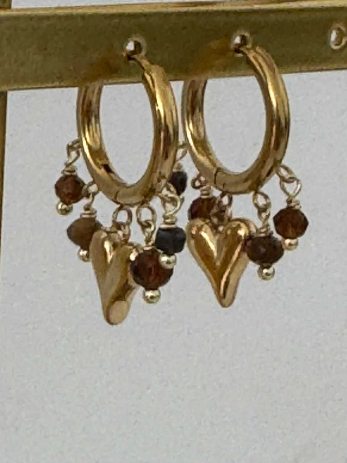 oorbellen stainless steel - goldplated
