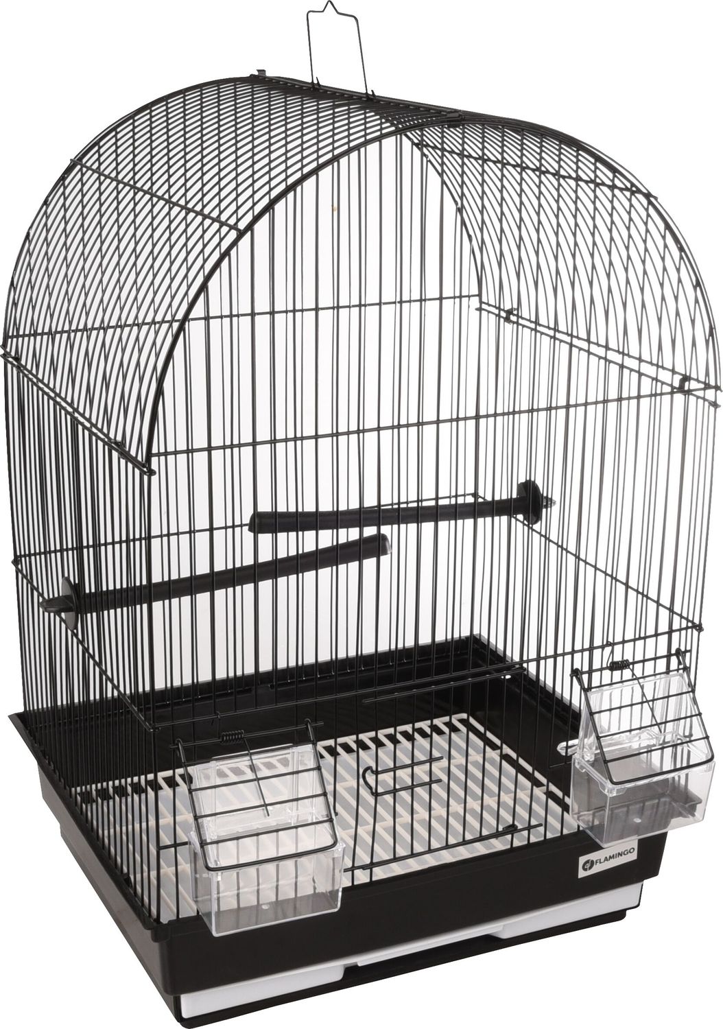 Vogelkooi Lampung 2 Zwart 34 x 28 x 44,5 cm