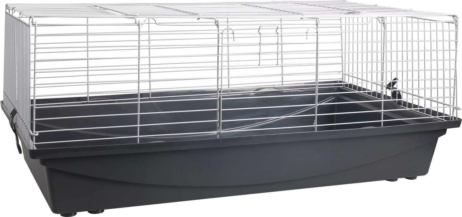 Knaagdierkooi Eppo Zilver Zwart 100 x 54 x 42 cm