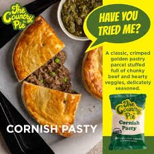 Premium Cornish Country Pies:  Box of 8 unbaked pies