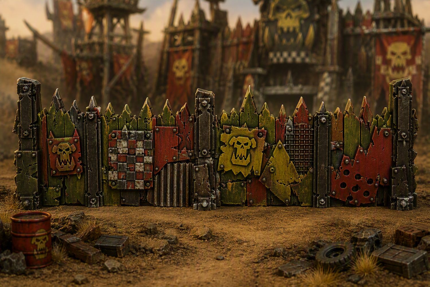 Wargames - Ork Barricade 9